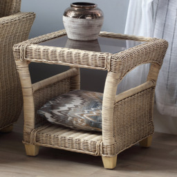 Desser Corsica Natural Wicker Side Table - thumbnail 1