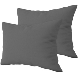 Opus Charcoal Polycotton Pillowcase 2 Pack