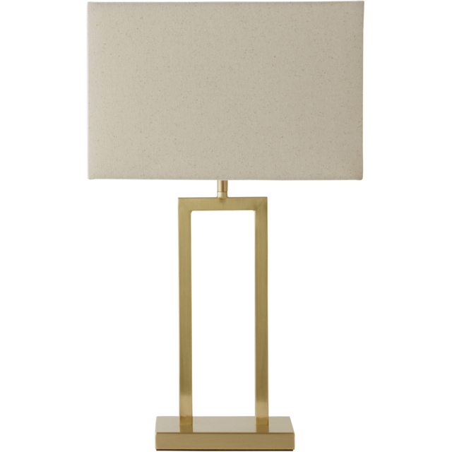 ValueLights Gloria Gold Double Stem Metal Table Lamp - image 1