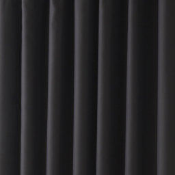 Alan Symonds Essential Plain Pencil Pleat Taped Top Curtains Charcoal 228 x 183cm - thumbnail 2