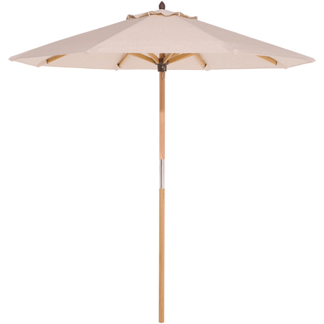 Rowlinson Ashdown Wooden Parasol 2m - image 1
