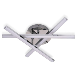 ValueLights Infinity Adjustable Chrome Crossover Integrated LED Ceiling Light