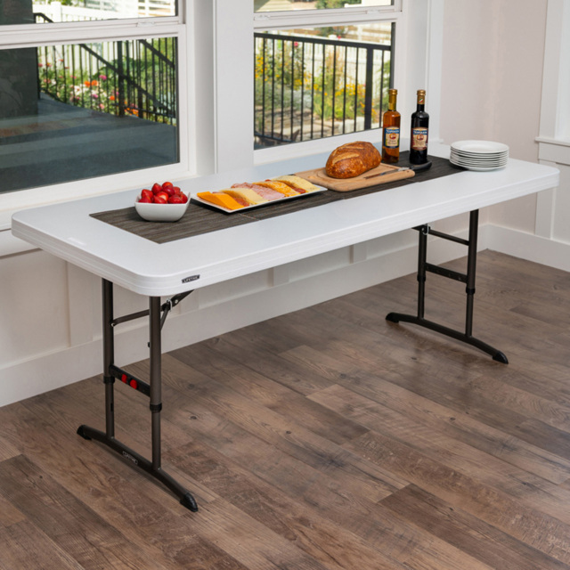 Lifetime Products Height Adjustable Commercial Table 6ft - image 1