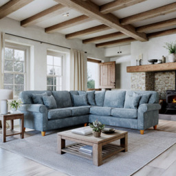 Sinatra Glory Steel 5 Seater Left Hand Corner Sofa - thumbnail 3