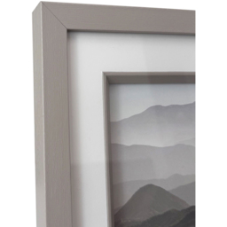 Evie Mounted Inlay Photo Frame Grey 7 x 5 inch - thumbnail 3