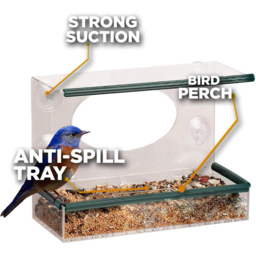Marco Paul Perspex Window Bird Feeder - thumbnail 3