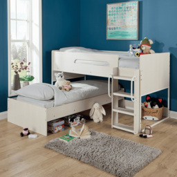 Home Source Hartford White Bunk Bed - thumbnail 1