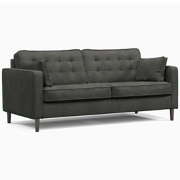 Eden Graphite Chenille 3 Seater Sofa - thumbnail 2