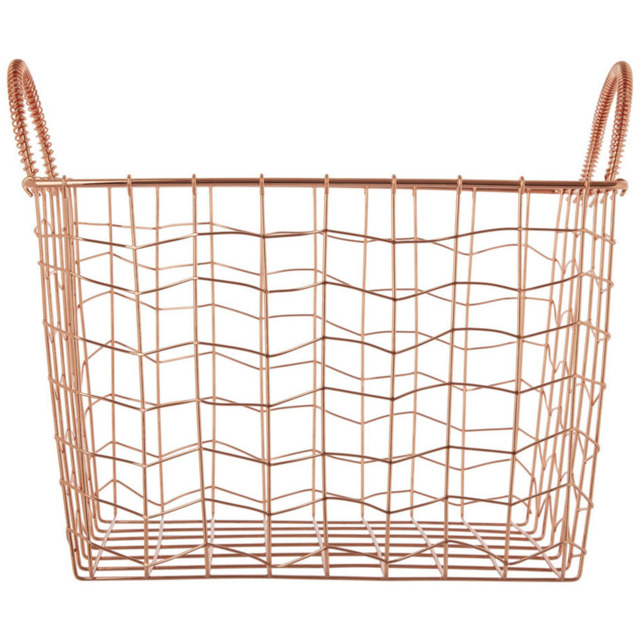 Premier Housewares Vertex Wavy Grid Rectangular Wire Basket - image 1