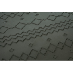 Charcoal King Size Adah Tufted Geo Duvet Set - thumbnail 4