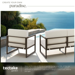 tectake Comosa 7 Seater Garden Furniture Set - thumbnail 4