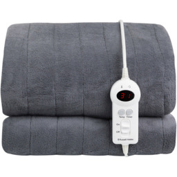 Russell Hobbs RHHT1004GR Microfleece Grey Heated Throw 130 x 180cm