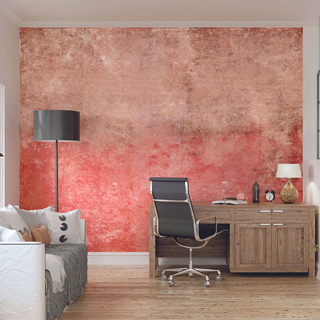 Origin Murals Rustic Wood Effect Blue Wall Mural - image 1