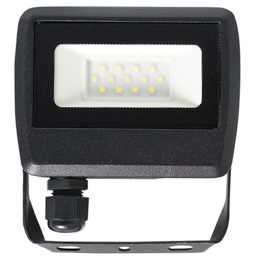 ValueLights Slimline Black LED Garden Wall Floodlight