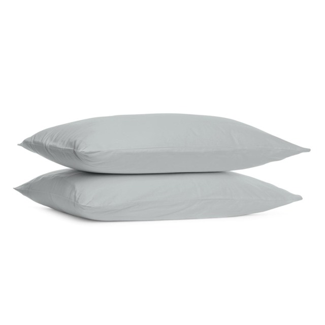 Divante Cotton Silver Oxford Pillowcase 2 Pack