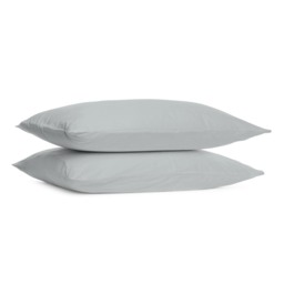 Divante Cotton Silver Oxford Pillowcase 2 Pack