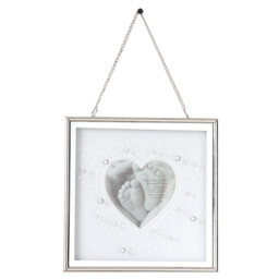Single The Port. Co Gallery Silver Crystal Effect Photo Frame with Mount 4 x 4 inch in Assorted styles - thumbnail 1