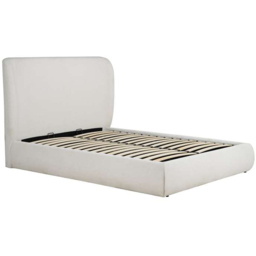 Birlea Lanis White Double Linen End Lift Ottoman Bed - thumbnail 2