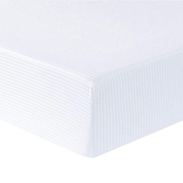 White King Size Bamboo Cotton Fitted Sheet