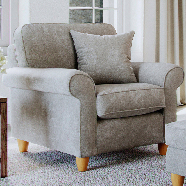 Sinatra Glory Beige Armchair - image 1