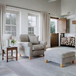 Sinatra Glory Beige Armchair - thumbnail 3