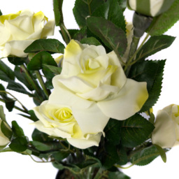 Best Artificial White Rose Plant in Pot 2ft - thumbnail 4