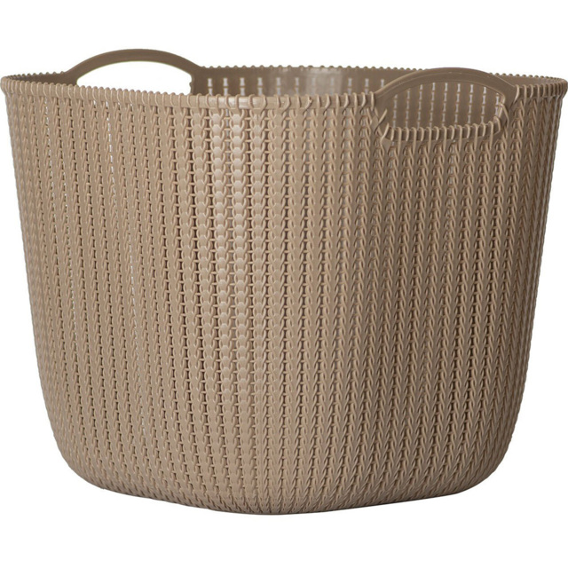 My Home Brown Square Knitting Basket Large