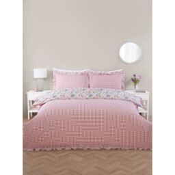 Ayva Multicolour Double Floral Duvet Set - thumbnail 2