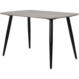 Core Products Aspen 4 Seater Dining Set Grey Oak and Natural - thumbnail 2