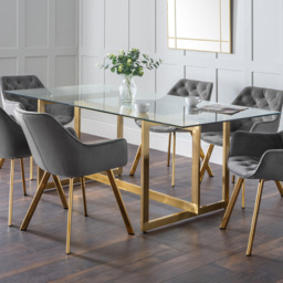 Julian Bowen Minori 4 Seater Dining Table - thumbnail 1