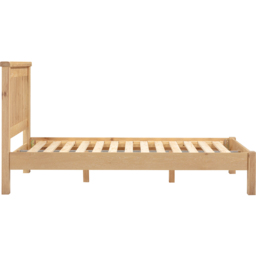 Seconique Windsor Double Natural Oak Low End Bed Frame - thumbnail 4