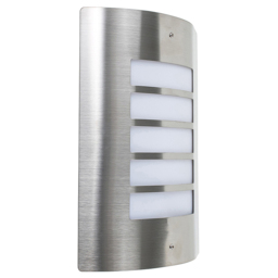 ValueLights Medlock Silver Outdoor Wall Bulkhead Light