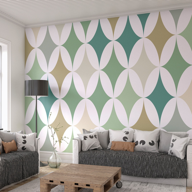 Origin Murals Green Formation Green Wall Mural - image 1