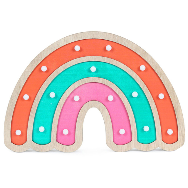 ValueLights Rainbow LED Kids Nursery Table Lamp - image 1