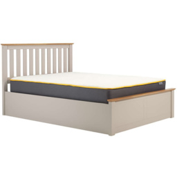 Phoenix Small Double Grey Ottoman Bed - thumbnail 4