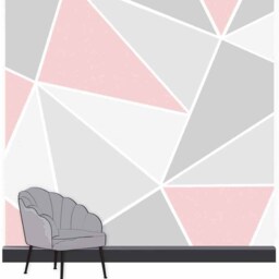 Superfresco Easy Trinity Geometric Blush Wall Mural