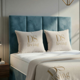 DS Living Harmony Duck Egg Super King Size Plush Velvet Ottoman Bed - thumbnail 3