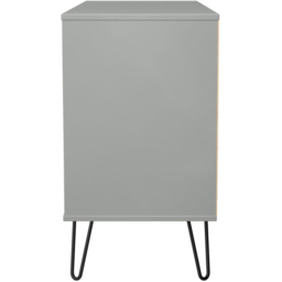Crowndale Harlequin 6 Drawer Dusk Grey Wide Chest of Drawers Ready Assembled - thumbnail 4