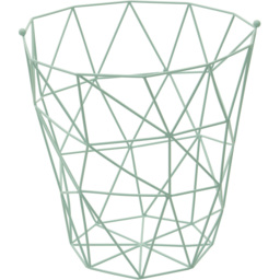 Premier Housewares Vertex Green Finish Storage Basket - thumbnail 2