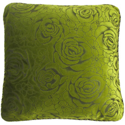 Intimates Flock Rose Lime Filled Cushions 2 Pack
