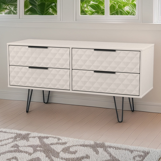 Crowndale Harlequin 4 Drawer Kashmir Matt Bed Box Ready Assembled - image 1