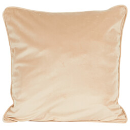 Natural Matte Velvet Square Cushion 45 x 45cm