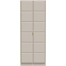 Crowndale Cube 2 Door Matt Kashmir Wardrobe Ready Assembled - thumbnail 3