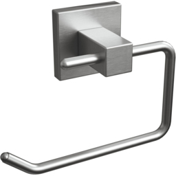 Rothley Square Brushed Silver Toilet Roll Holder - thumbnail 1