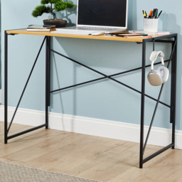 Home Source Brampton Light Oak Folding Computer Desk