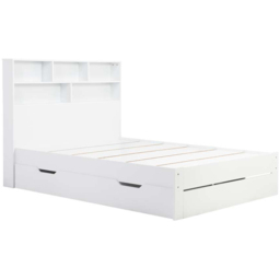 Alfie Small Double White Storage Bed - thumbnail 2