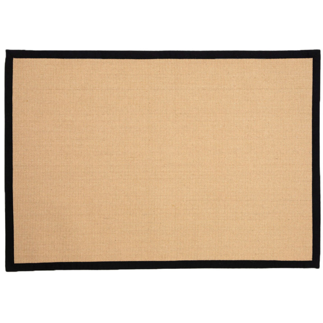 Esselle Home Swinton Black Sisal Jute Boucle Rug 200 x 290cm - image 1