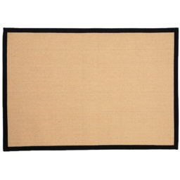 Esselle Home Swinton Black Sisal Jute Boucle Rug 200 x 290cm