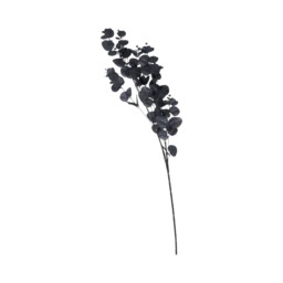 Black Silk Eucalyptus Single Stem Artificial Plant 87cm - thumbnail 2