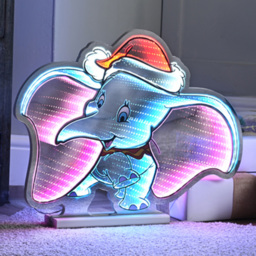 Festive Multicolour LED Dumbo Infinity Light 40cm